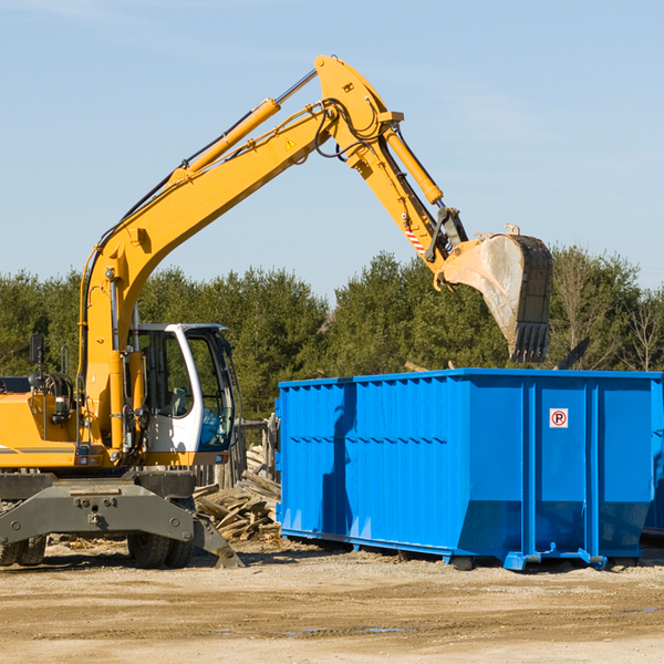 are there any restrictions on where a residential dumpster can be placed in Hybla Valley Virginia